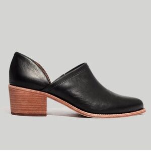 MADEWELL Brady English Saddle Black Leather Low Cut Ankle Boots Booties 11 Boho